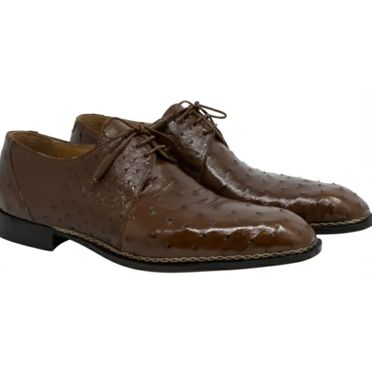 Best Sale Mauri 3038 Boulevard Ostrich Derby Shoes Kango Tabac (Special Order) KangoTabac