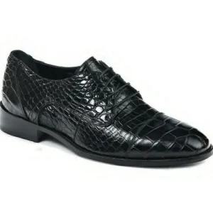 Online Mauri 4896 Cathedral Alligator Dress Shoes (SPECIAL ORDER) Black