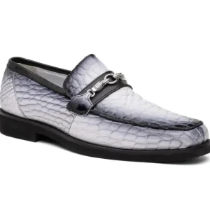 Flash Sale Mauri 4894/7 Debonair Alligator/ Nappa Loafers White / Dirty Black