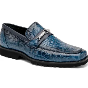 Clearance Mauri 4894/7 Debonair Alligator/ Nappa Loafers Blue Dirty/ Wonder Blue BlueDirty/WonderBlue