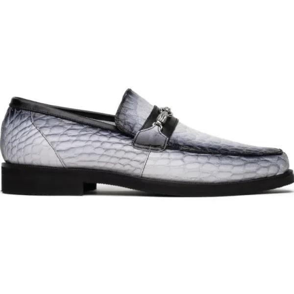 Flash Sale Mauri 4894/7 Debonair Alligator/ Nappa Loafers White / Dirty Black