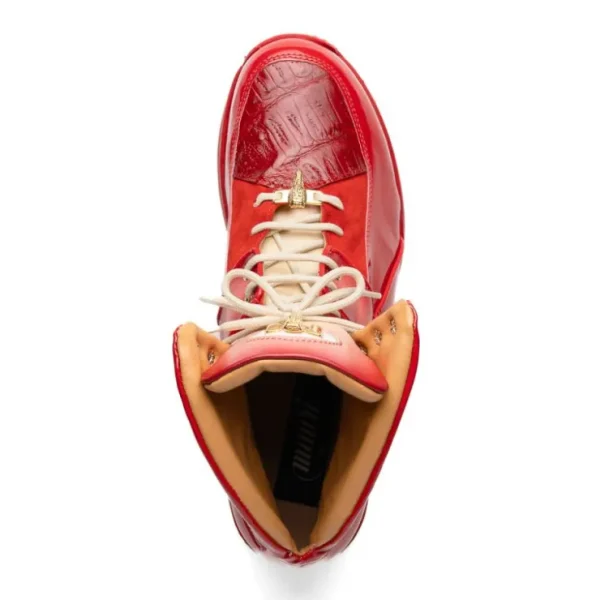 mauri__diamond_patent__ba_2.webp Store Mauri 8402 Diamond Patent / Baby Croc / Suede / Nappa Sneaker Cream / Dirty Red
