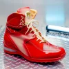 Store Mauri 8402 Diamond Patent / Baby Croc / Suede / Nappa Sneaker Cream / Dirty Red