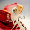 Store Mauri 8402 Diamond Patent / Baby Croc / Suede / Nappa Sneaker Cream / Dirty Red