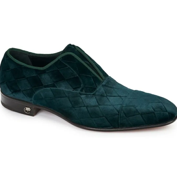 Cheap Mauri 4886 Fabric Loafers Emerald Green (Special Order) EmeraldGreen