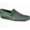 Best Mauri 2191/1 Fabric Perforated / Tejus Casual Dress Shoes Lafayette Green / Forest Green (Special Order)