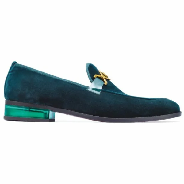 Fashion Mauri 4940 Floss Velvet Loafers Forest Green (Special Order) ForestGreen