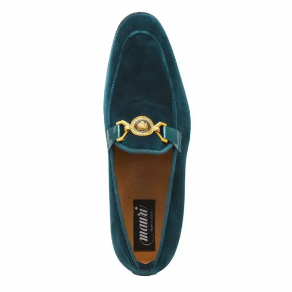 Fashion Mauri 4940 Floss Velvet Loafers Forest Green (Special Order) ForestGreen