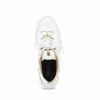 Cheap Mauri 8423 Ghost Calfskin and Patent Sneakers White