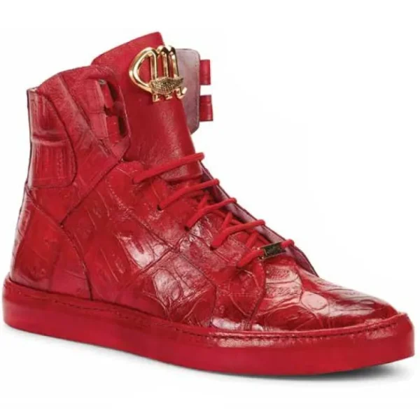 Best Mauri 6129 Golden Boy High Top Sneakers (Special Order) Red