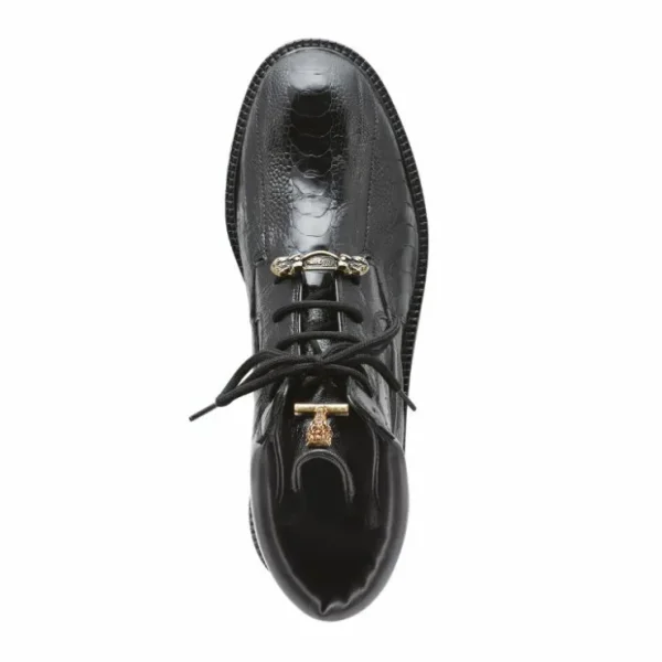Best Mauri 4949 Hawk Ostrich Leg Boots (Special Order) Black