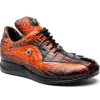 Store Mauri 8596/3 Hazard Hornback/ Alligator Sneakers Orange/ Dirty Black Orange/DirtyBlack