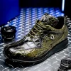 Best Mauri 8596/3 Hazard Hornback/ Alligator Sneakers Money Green/ Dirty Black MoneyGreen/DirtyBlack