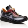 Shop Mauri 8596/4 Hornback / Nappa Sneakers Acre Raindrops & Ruby Red Dirty Black (Special Order) AcreRaindrops&RubyRedDirtyBlack