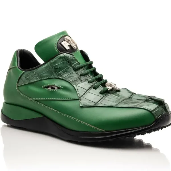 Best Mauri 8596/4 Hornback / Nappa Sneakers Hunter Green (Special Order) HunterGreen