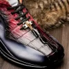 Shop Mauri 8596/4 Hornback / Nappa Sneakers Acre Raindrops & Ruby Red Dirty Black (Special Order) AcreRaindrops&RubyRedDirtyBlack