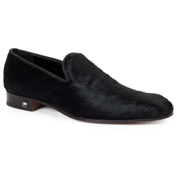 Outlet Mauri 53123 Horse Hair Venetian Loafers (Special Order) Black