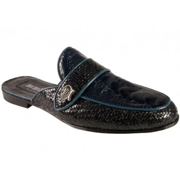 mauri__intreccio__ostrich_0.webp New Mauri 3016/3 Intreccio / Ostrich Leg Slip-on Blue / Wonder Blue (Special Order)