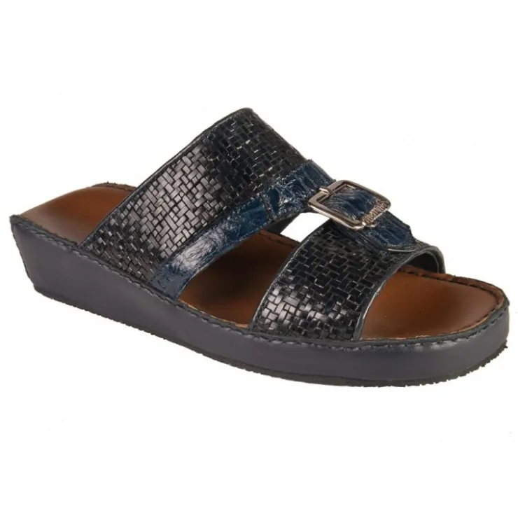 Flash Sale Mauri 5141 Intreccio Espiga / Alligator Sandals (Special Order) Blue