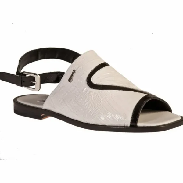 New Mauri 1243 Karung / Yaka Sandals Black / White (Special Order)