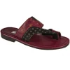 Discount Mauri 5170 Karung Laser / Fabric Sandals Bordo / Cactus Black (Special Order)