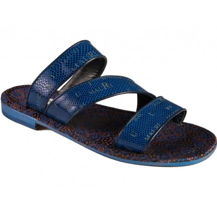 Hot Mauri 5172 Karung Laser Sandals Royal Blue (Special Order) RoyalBlue