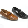 Outlet Mauri 3105 Lugano Ostrich Leg & Alligator Driving Bit Loafers (Special Order) Cognac