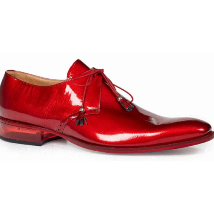 Hot Mauri 4801 Mantegna Patent Leather Shoes (Special Order) Red