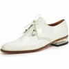 Shop Mauri 4801 Mantegna Patent Leather Shoes (Special Order) White