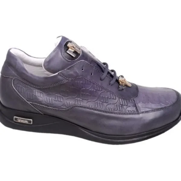 Online Mauri 8900 Nappa &amp; Croco Sneakers (Special Order) Gray