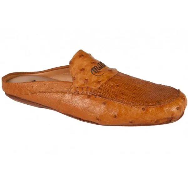 mauri__ostrich__ostrich_p_0.webp Discount Mauri 3512 Ostrich / Ostrich Perforated Slip-on Chestnut (Special Order) Cestnut