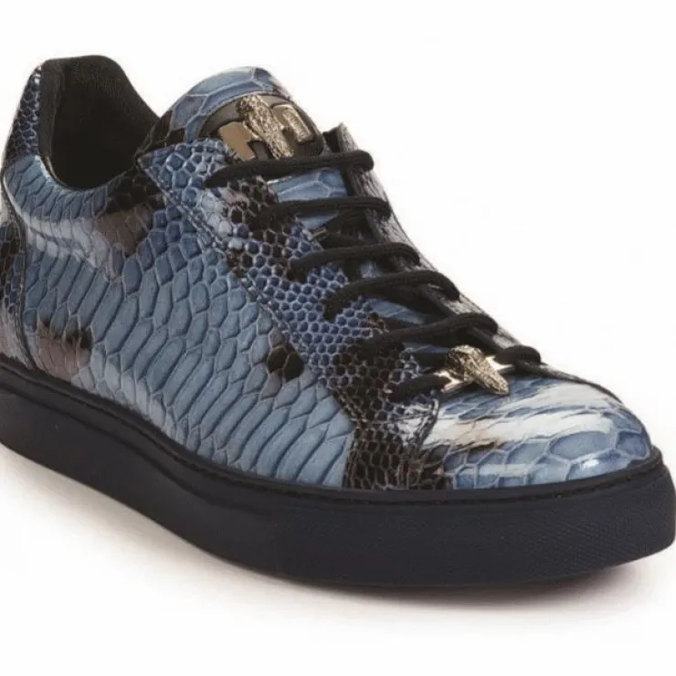 Store Mauri 8825 Patent Leather Sneakers Blue (Special Order) Blue/Bone