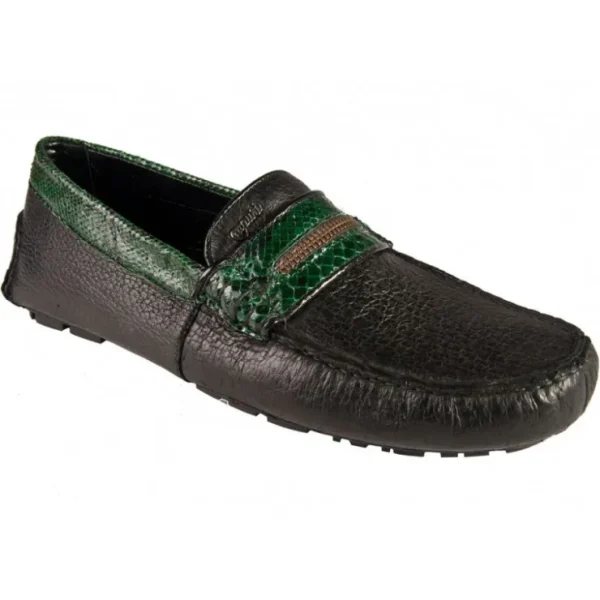 Online Mauri 3490/1 Pecary / Whips Moccasin Black / Forest Green (Special Order)