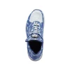 New Mauri 8900/2 Press Patent / Baby Crocodile Sneakers M Shade Print Blue / White