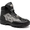 Sale Mauri 3216 Pyro Time/ Baby Croc/ Fabric/ Nappa Boots Black / Grey