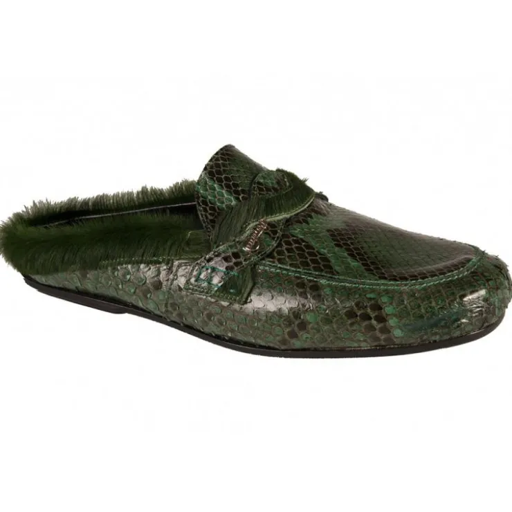 Outlet Mauri 3504 Python / Pony Slip-on Forest Green (Special Order) ForestGreen