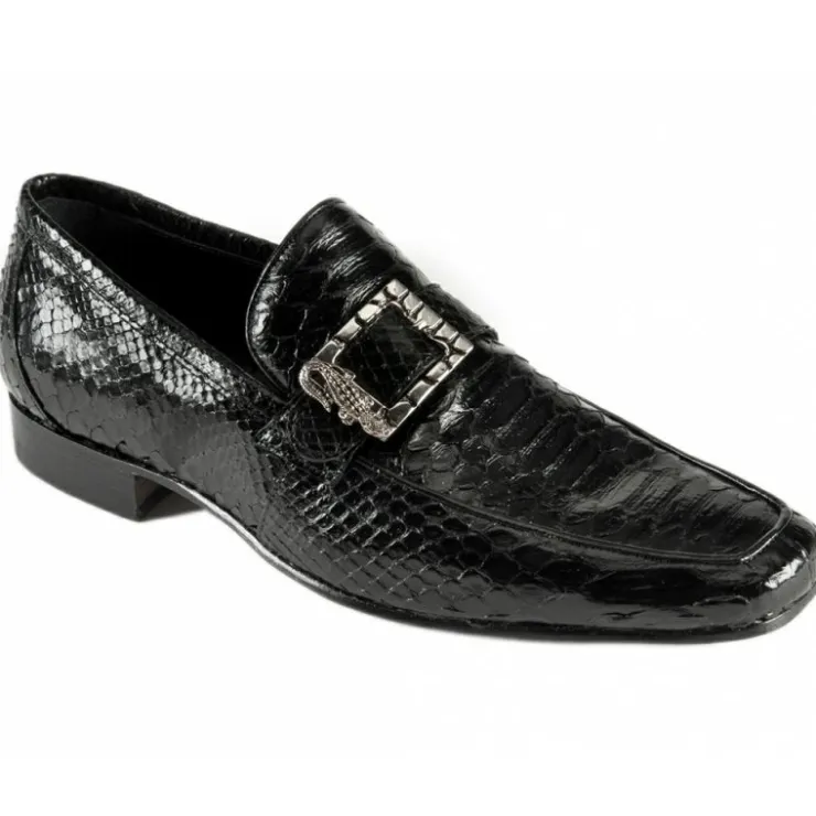 Fashion Mauri 4925 Python Shoes (Special Order) Black