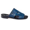 Hot Mauri 1416 S Lizard & Baby Crocodile Sandals Iris (Special Order) Blue