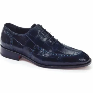 Best Sale Mauri 4869 Sammartino Alligator Oxfords Wonder Blue (Special Order) WonderBlue