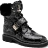 Flash Sale Mauri 3240 Smoke Alligator/ Mink/ Nappa Boots (Special Order) Black