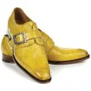 Shop Mauri 4853-2 Steamboat Alligator Monk Strap Shoes (Special Order) Yellow