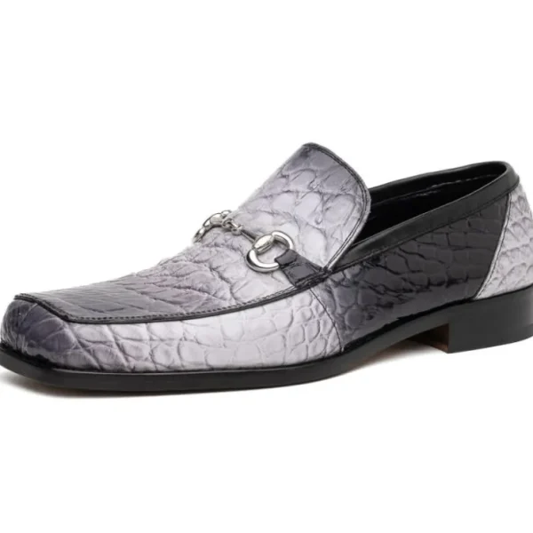 Online Mauri 3290/2 Switch Alligator Bit Loafer Multi Grey / Black