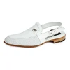 Shop Mauri 4798 Venere Alligator & Calfskin Sandals (Special Order) White