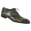 Best Sale Mauri Acclaimed 1056 Genuine Eel Lace Up Shoes Green/Dark Brown (Special Order) Green/DarkBrown