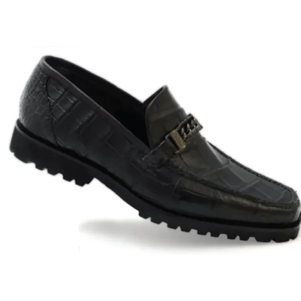 mauri_certo__alligator_bi_0.webp Best Sale Mauri Certo 3755 Alligator Bit Loafers (SPECIAL ORDER) Black