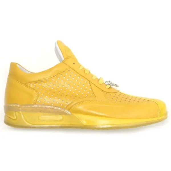 mauri_cherry_m_nappa_amp__0-9.webp Hot Mauri Cherry M770 Nappa & Crocodile Sneakers (Special Order) Yellow