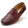 Best Sale Mauri Cosmo 3128 Calfskin & Crocodile Driving Shoes (Special Order) Red