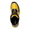 Online Mauri M797 Baby Croc / Patent Leather Sneakers Black & Yellow (Special Order) Black&Yellow