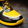 Online Mauri M797 Baby Croc / Patent Leather Sneakers Black & Yellow (Special Order) Black&Yellow