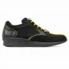 Hot Mauri M791 Baby Crocodile / Suede / Patent Sneakers Yellow / Black (Special Order)